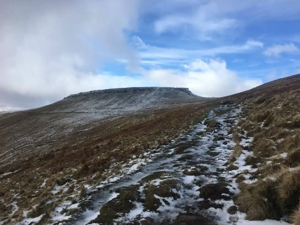 Corn Du is the second highest mountain in the Brecon Beacons