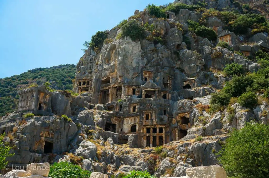 Myra was an important Lycian city in Turkey