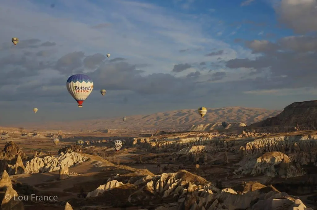 Hot air balloon rides are the most popular thing to do in turkey
