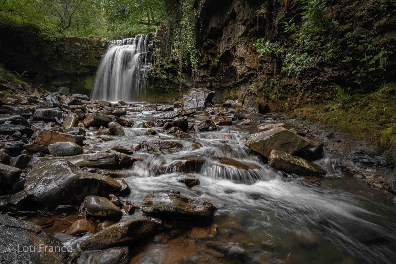 waterfall in Wales