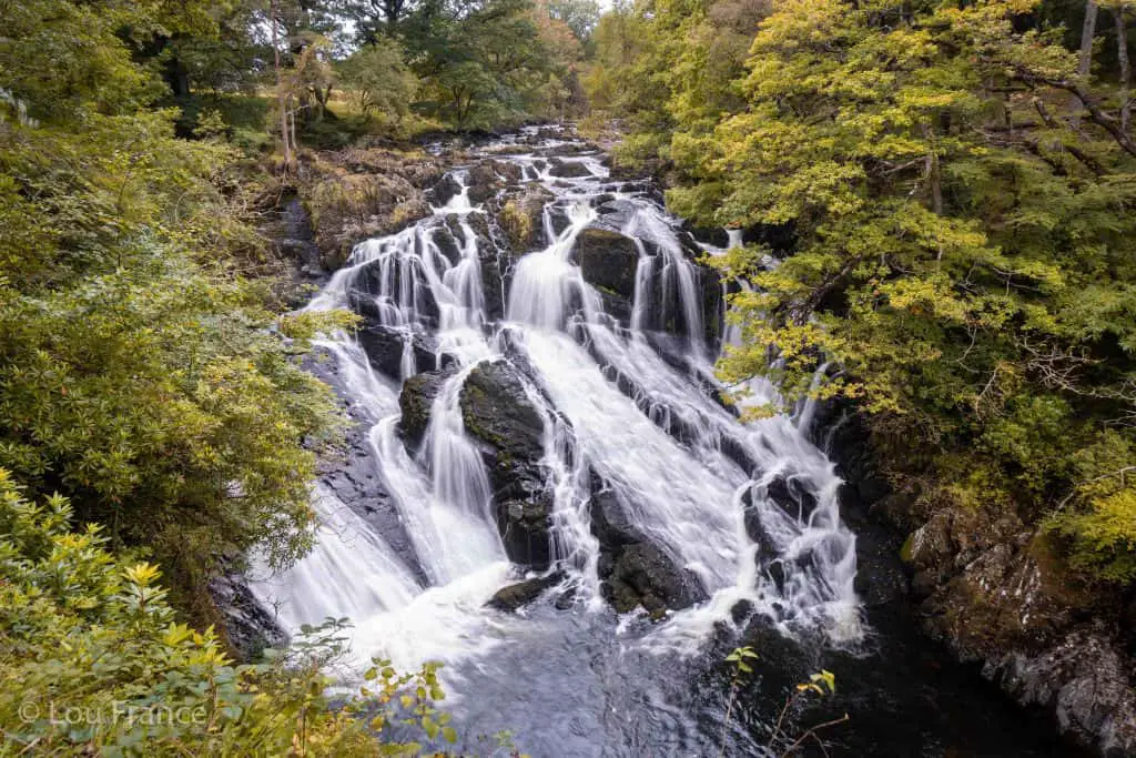 Swallow Falls is an iconic waterfall in Snowdonia