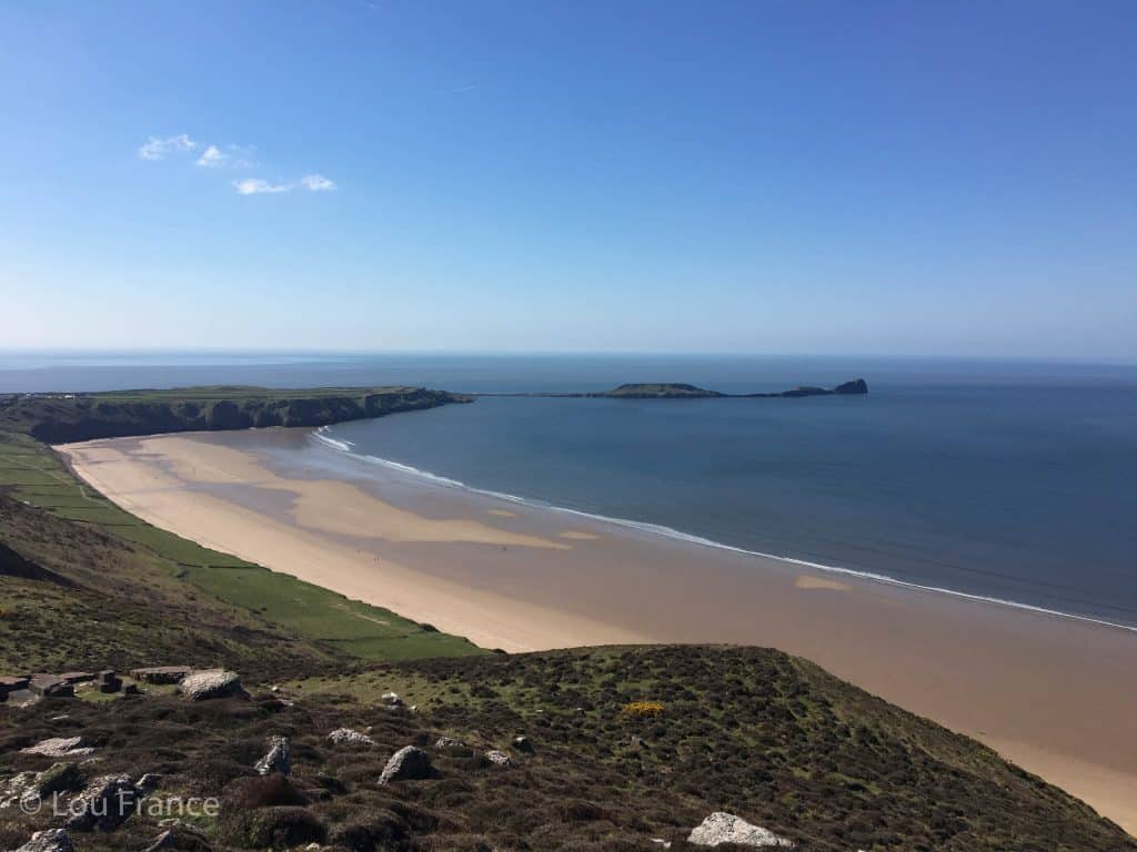 The Gower Peninsula is a beautiful place in Wales to visit