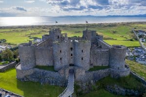 Harlech Castle in North Wales
