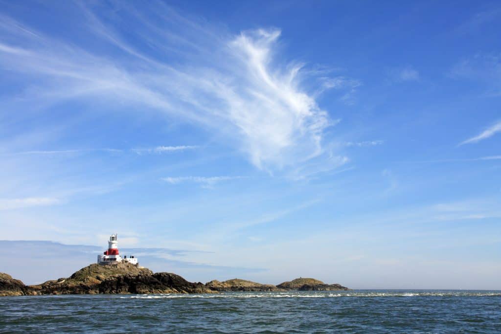 The Skerries is a lighthouse in Anglesey that can only be reached by boat