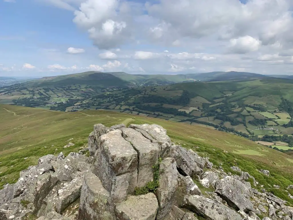 Views from the summit of Sugar Loaf UK