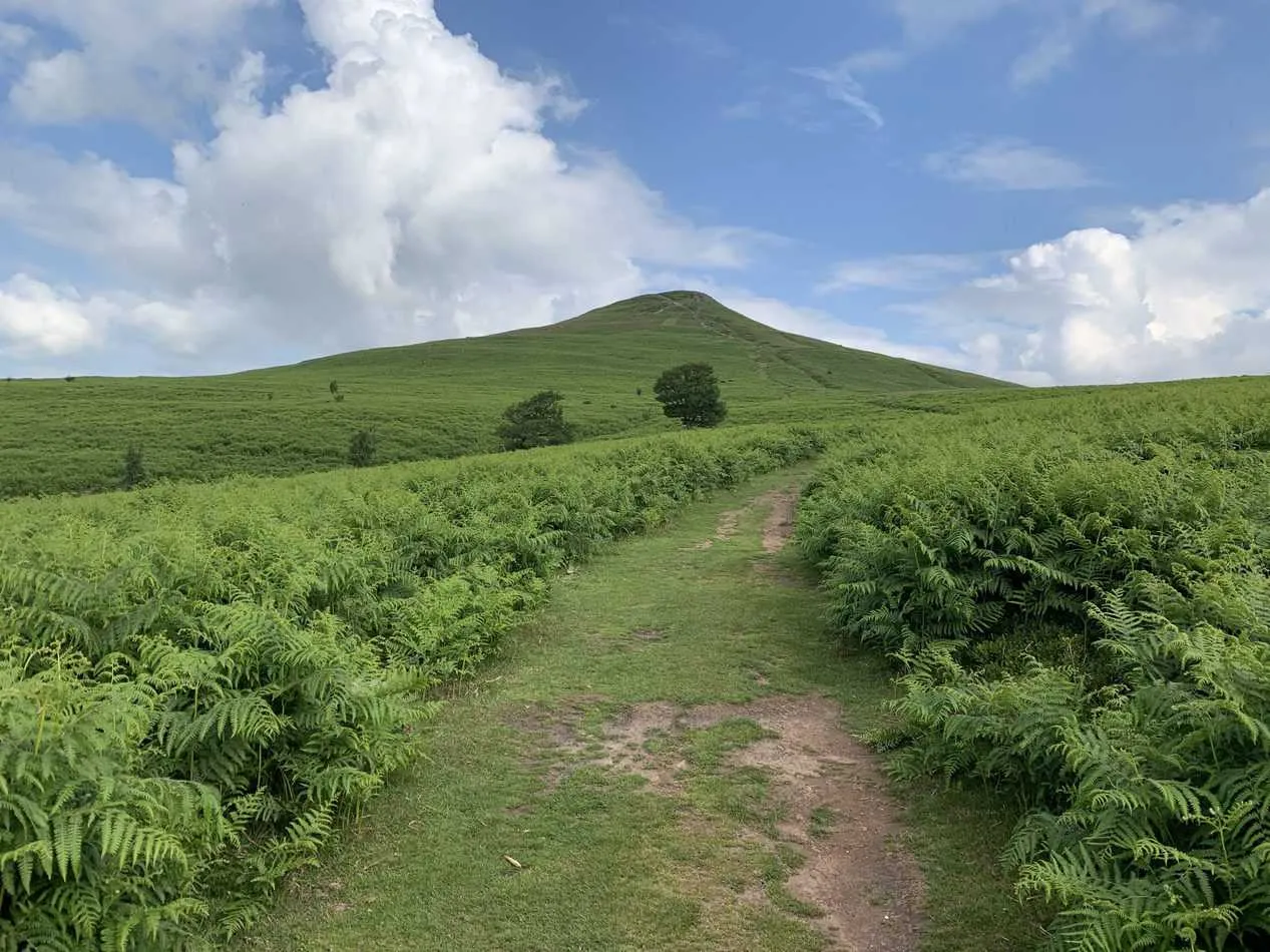 Sugar Loaf mountain Wales