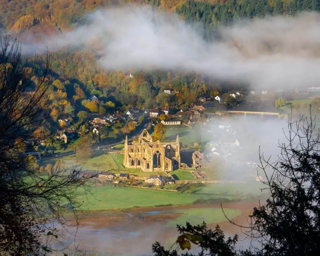 Tintern Abbery is one of the most Instagrammable places in Wales