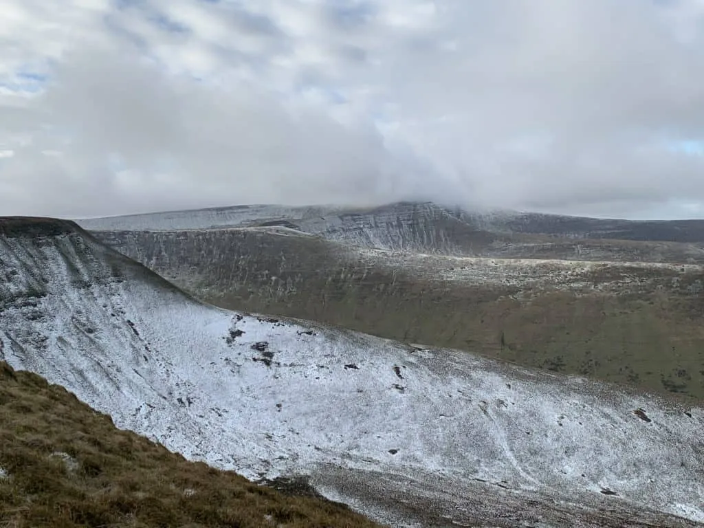 Views of the Central Beacons on a Waun Rydd walk