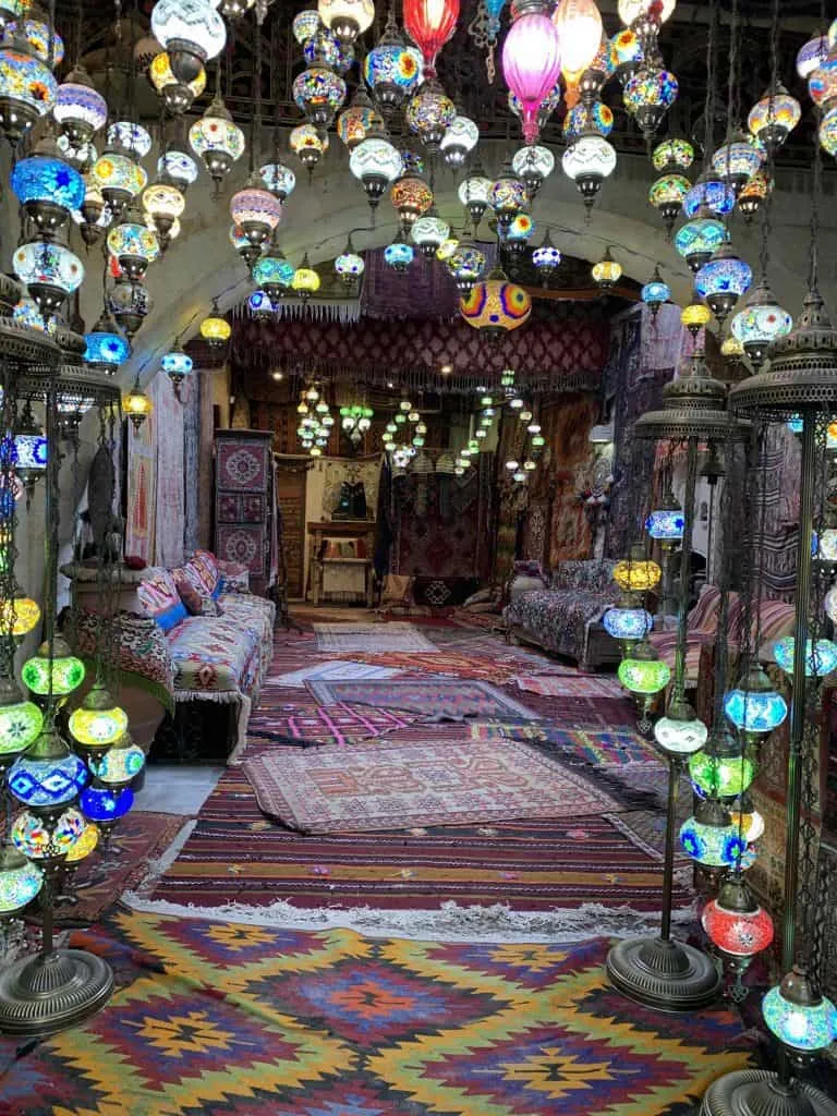 Carpet shopping is a must-do in Cappadocia during Winter