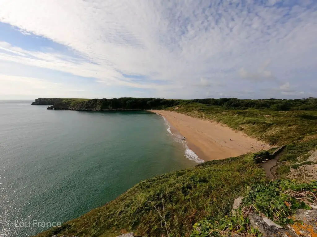 Barafundle Bay is a pretty place to visit in Wales