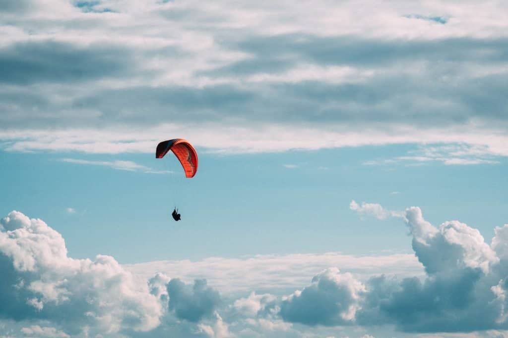 Paragliding is an adventurous activity to do in Mestia