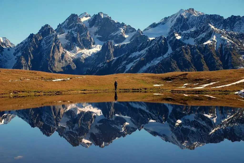 Hiking to Koruldi Lakes is a popular activity to enjoy in Mestia