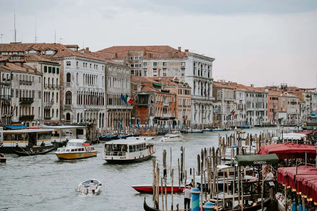 The Grand Canal is a popular tourist attraction in Europe