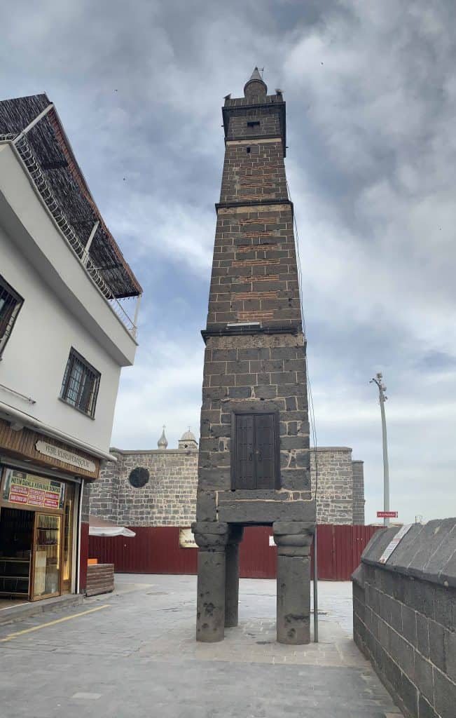 The 4 legged minaret in Diyarbakir is a unique landmark in Turkey