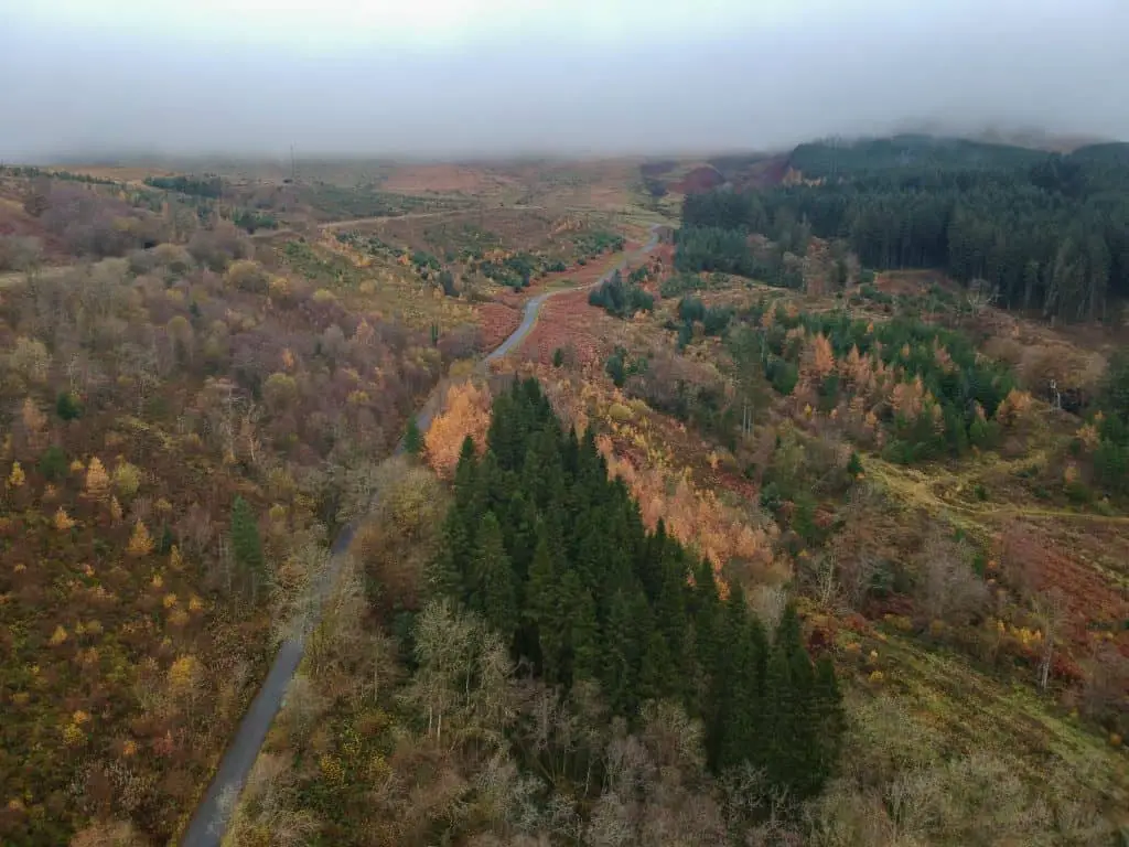 Welsh mountain roads