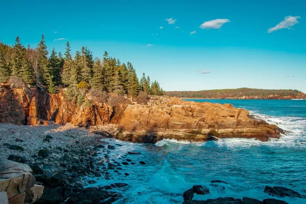 Acadia is a beautiful national park to go to in winter