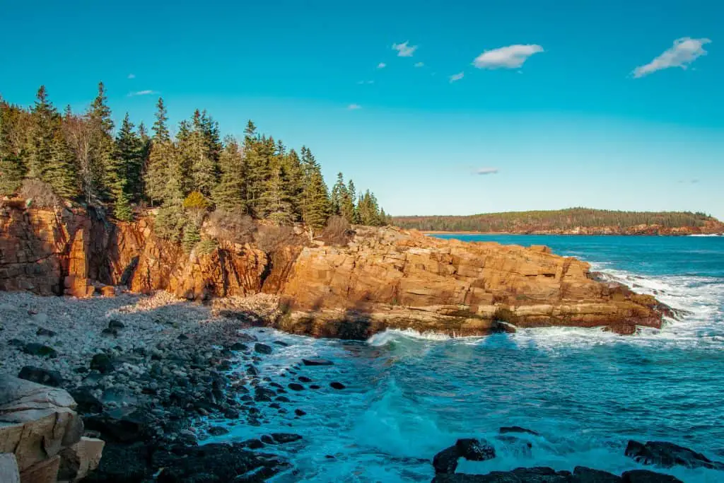 Acadia is a beautiful national park to go to in winter