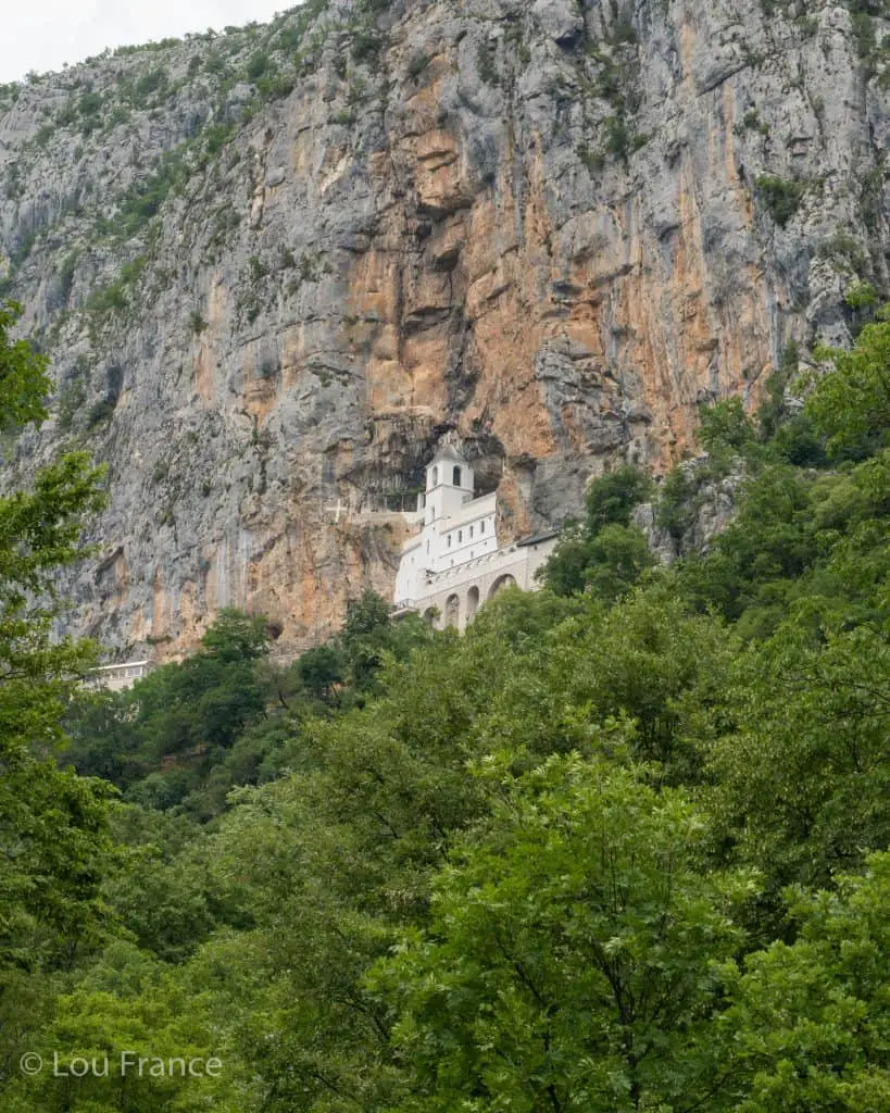 Ostrog Monastery is a unique place in Montenegro to visit