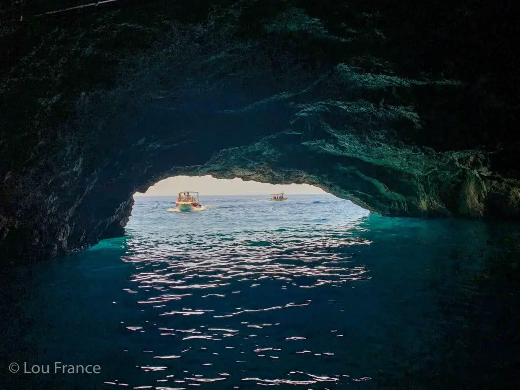The Blue Grotto is an ethereal place in Montenegro to visit