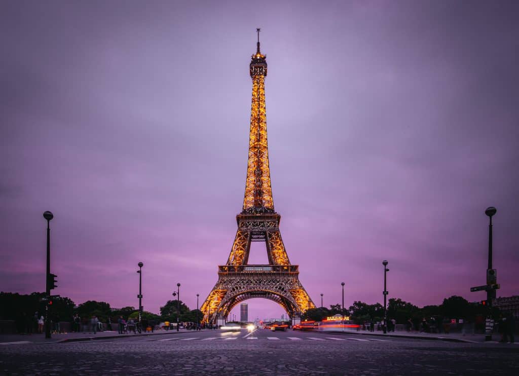 The Eiffel Tower is an iconic location to visit in Europe