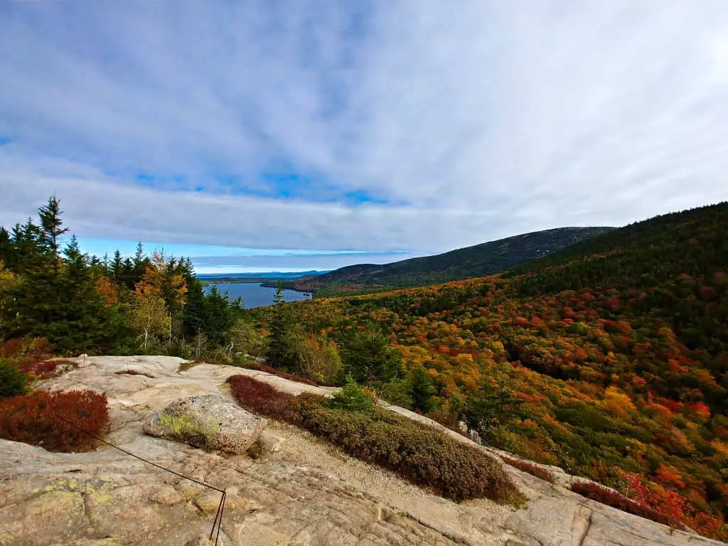 Acadia is a beautiful national park for fall colours