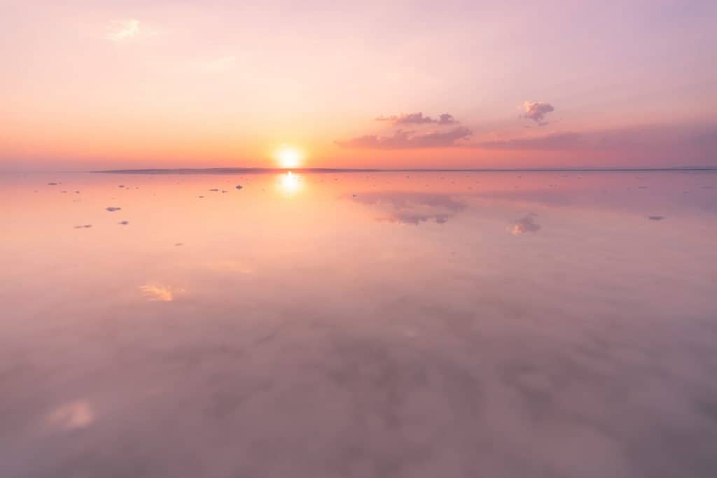 Lake Tuz is a magical place in Turkey