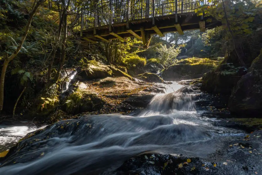 A Snowdonia waterfall at Dolgoch