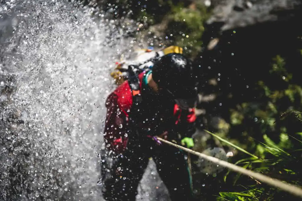 Canyoning is an exciting thing to do in the Brecon Beacons