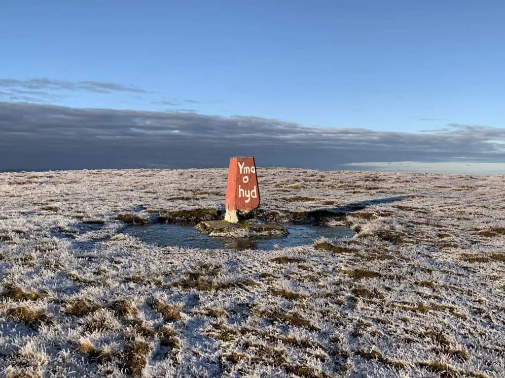 Fan Gyhirych trig point