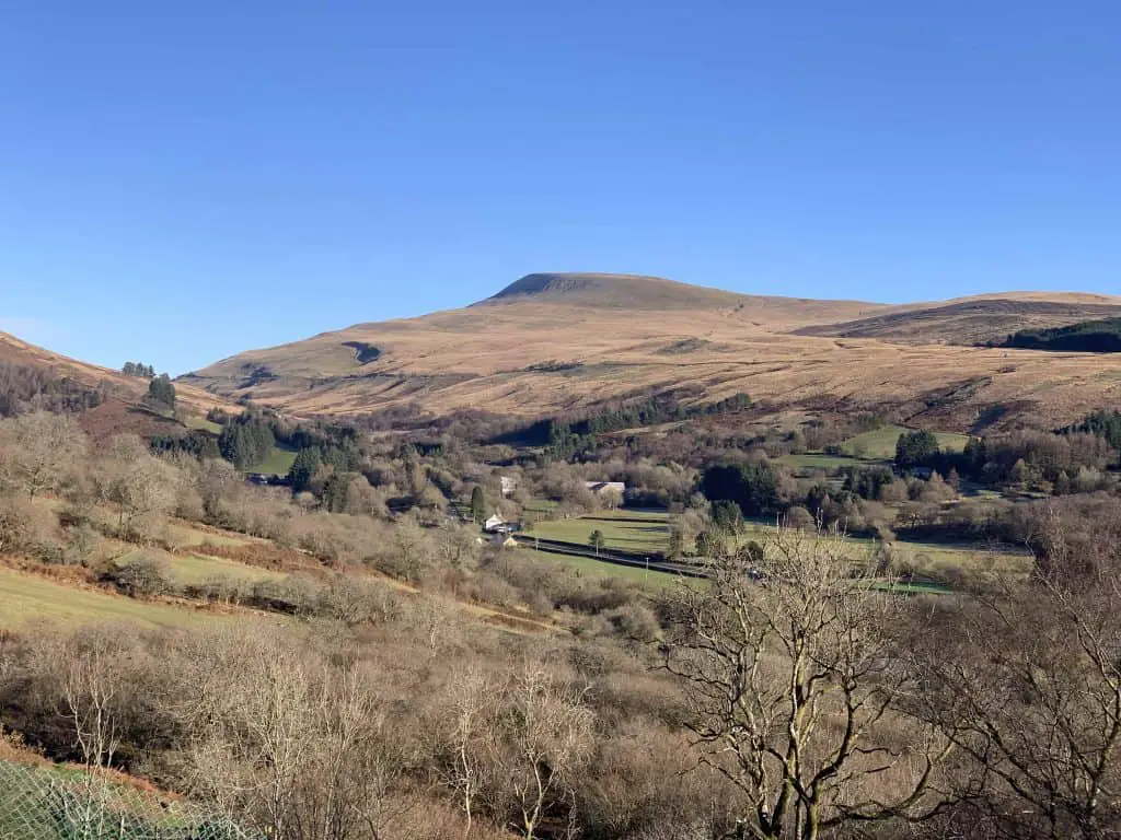 Fan Gyhirych peak in the western Beacons