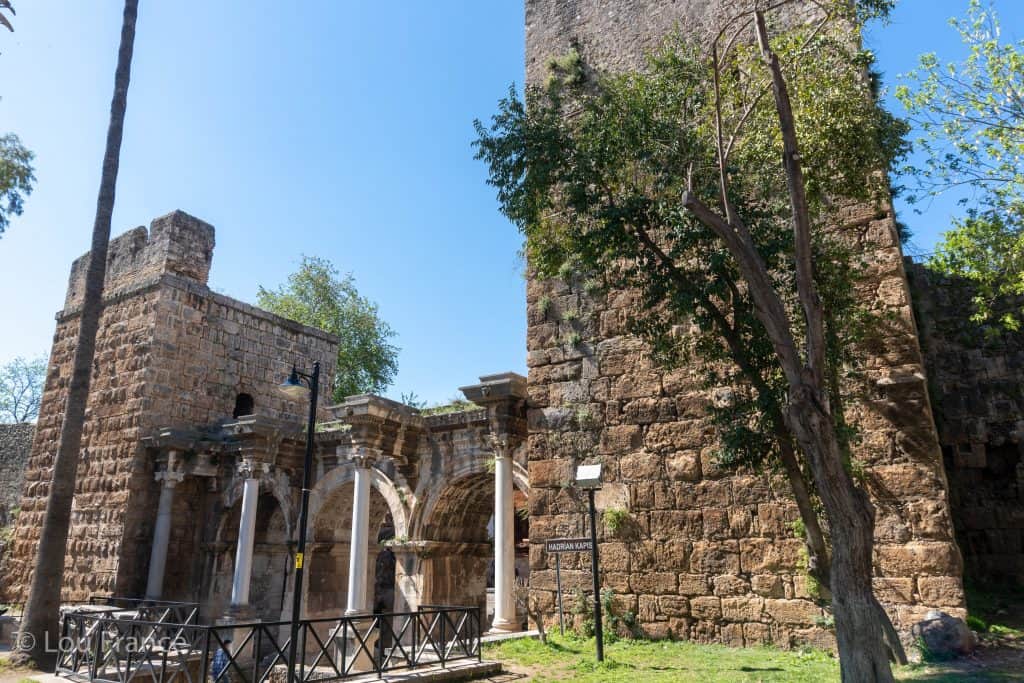 Tours of Antalya usually start at Hadrian's Gate