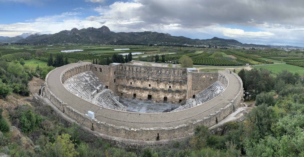 Aspendos theatre is the best theatre to visit in Antalya