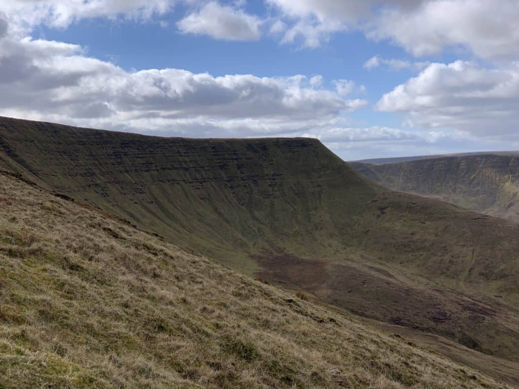 Bwlch y Ddwyallt is the 10th tallest peak in the Brecon Beacons 