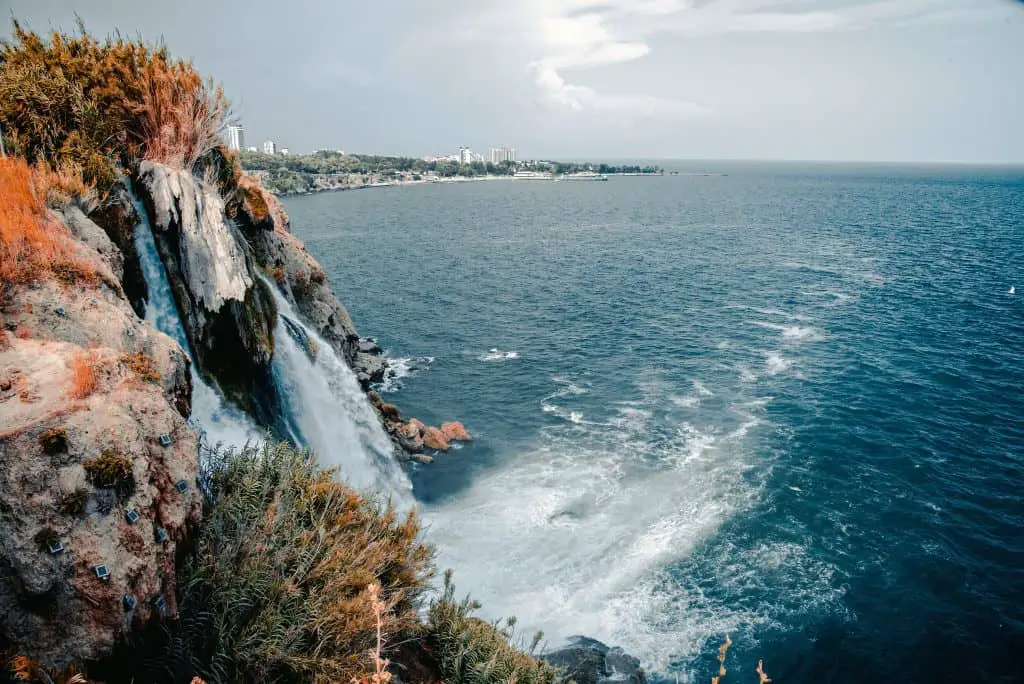 Duden waterfall is a popular place to visit when travelling to Antalya