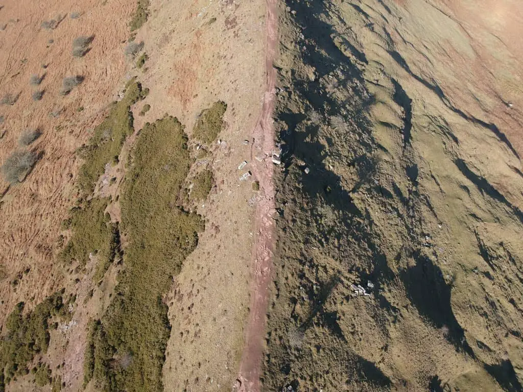 The Cat's Back ridge from above