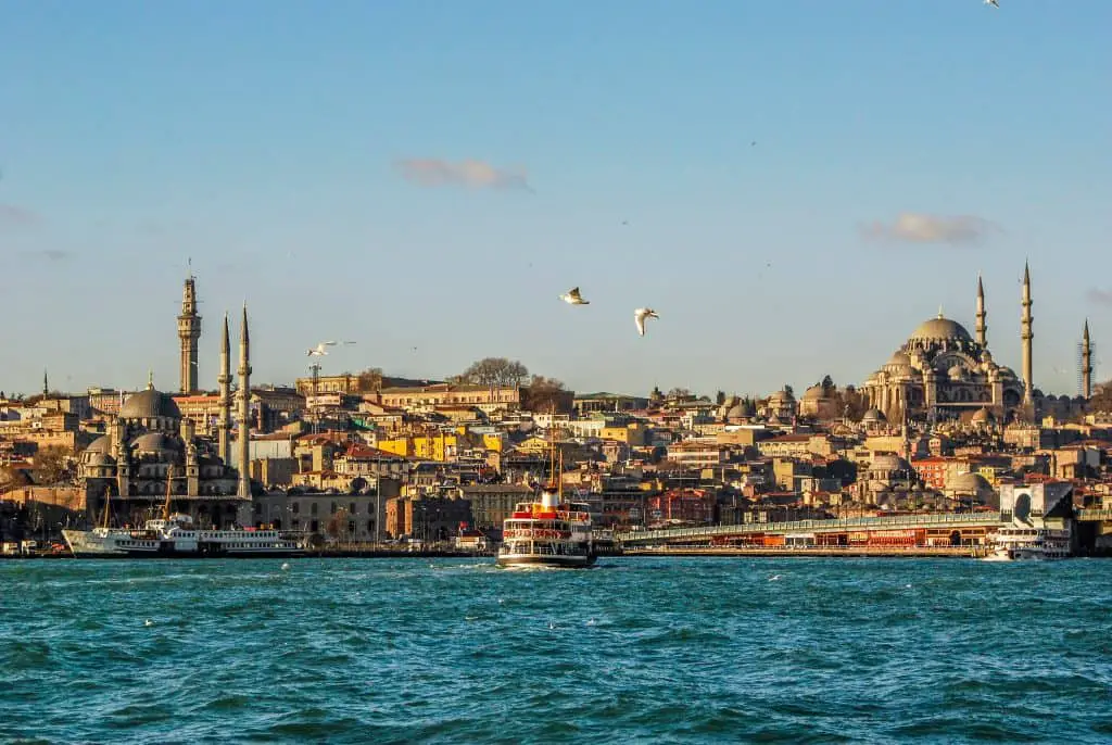 Cruising the Bosphorus is a popular thing to do in Istanbul