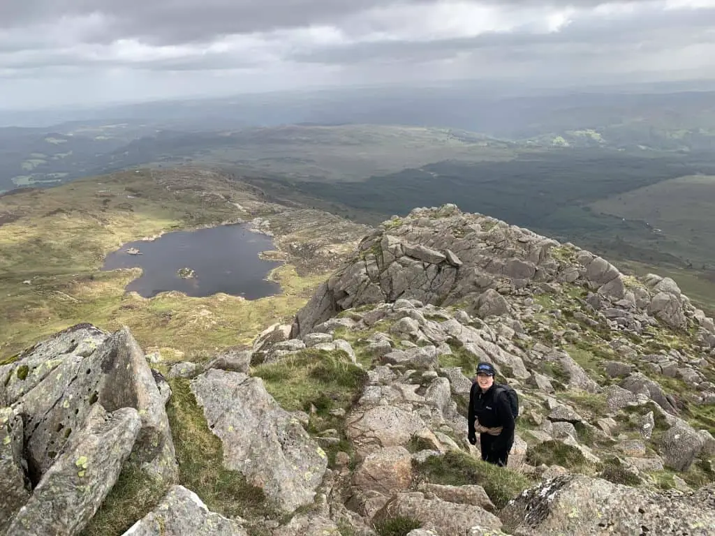 Ddaer Ddu ridge on Moel Siabod