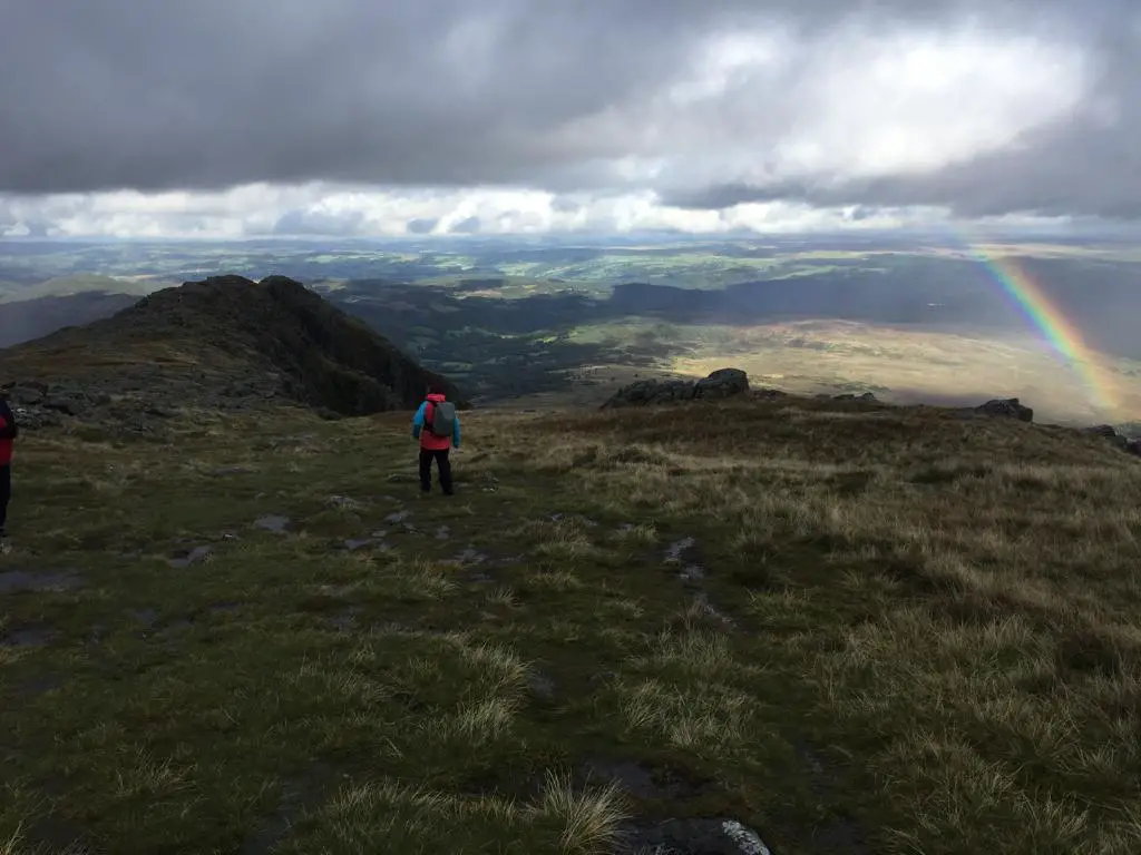 Walking towards the NE ridge of Moel Siabod