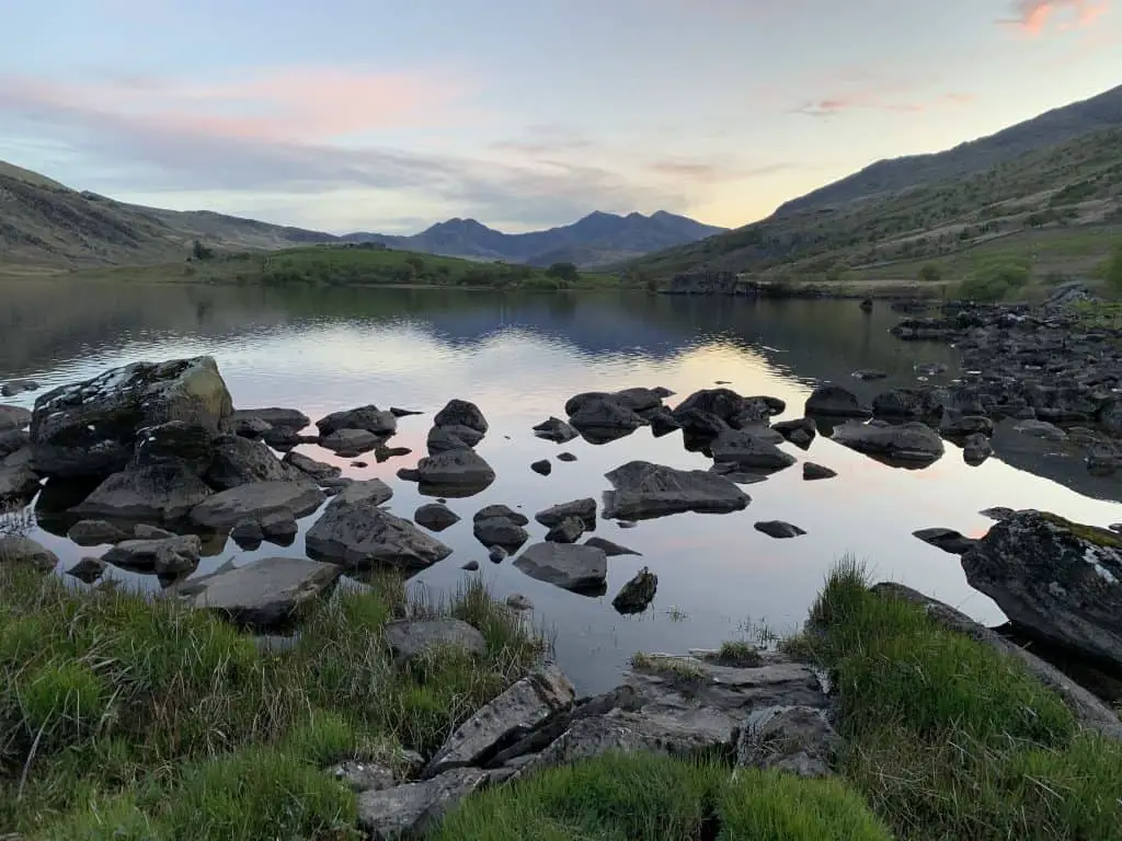 Llynau Mymbau in Snowdonia National Park