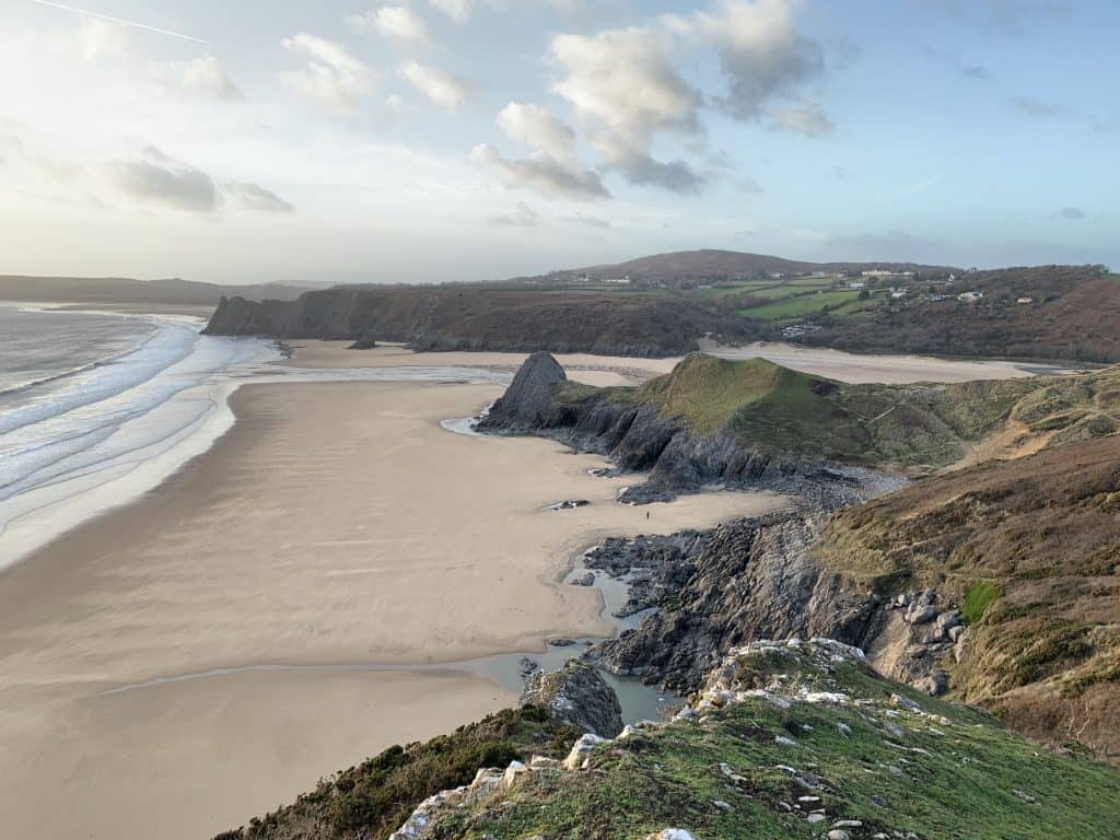 3 Cliffs Bay on the Gower Peninsula 