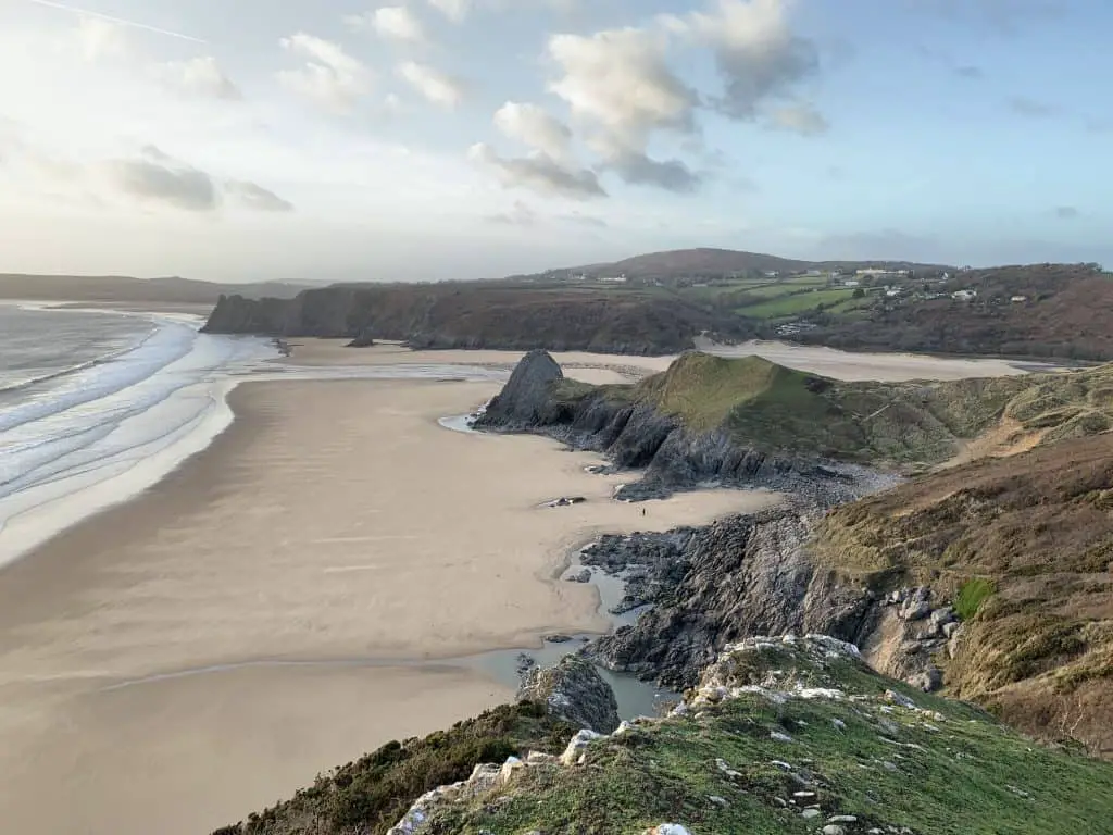 3 Cliffs Bay on the Gower Peninsula