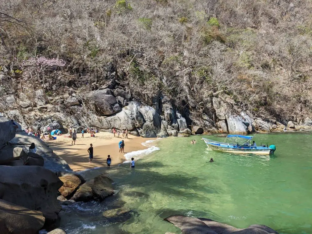 Playa Colomitos is one of the prettiest beaches in Puerto vallarta