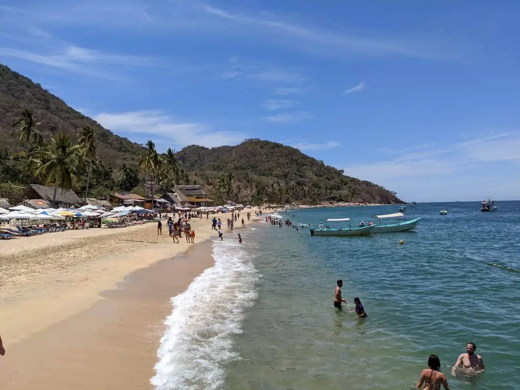 One of the best beache sin Puerto Vallarta is Playa Las Animas