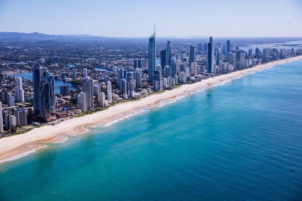 Surfers Paradise is a great location for efoiling