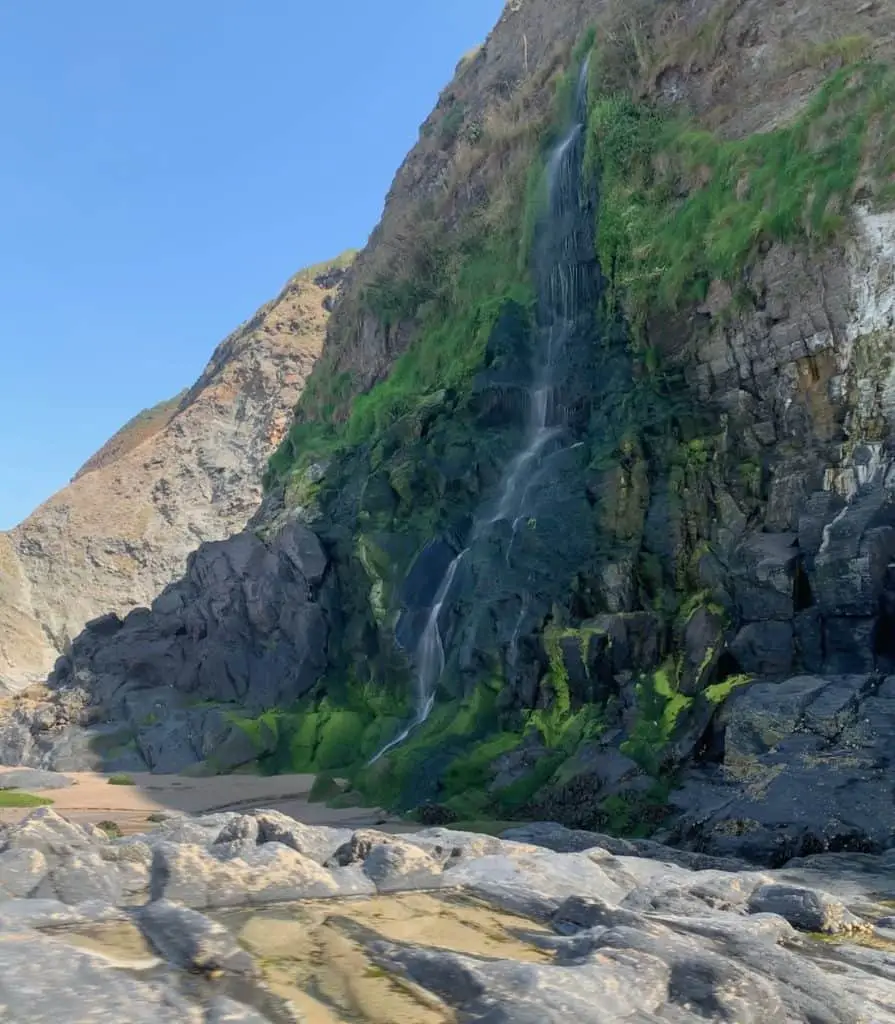 Tresaith Waterfall